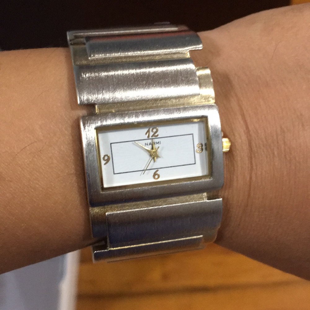 🇮🇹From ITALY Two-tone cuff style watch